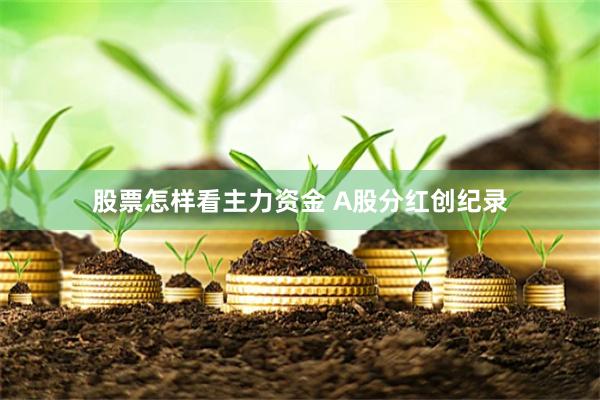 股票怎样看主力资金 A股分红创纪录